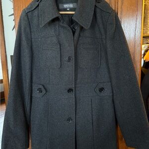 Kenneth Cole Reaction Dark Gray Women's Coat